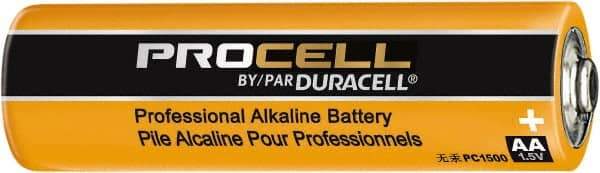 Ability One - Size AA, Alkaline, Standard Battery - 1.5 Volts - Industrial Tool & Supply