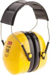 3M - Over the Head Black & Yellow Earmuffs - 25 NRR Rating - Industrial Tool & Supply