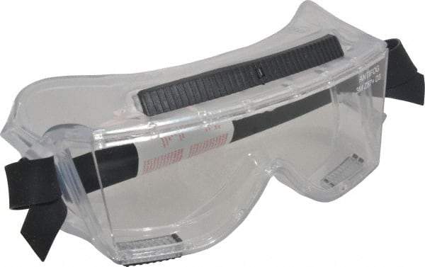 3M - Size Universal, Clear Polycarbonate Anti-Fog & Scratch Resistant Lens, Safety Goggles - Indirect Vent, Clear Polycarbonate Frame, Over the Glass Style - Industrial Tool & Supply