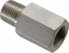 Ham-Let - 1/8" Grade 316 Stainless Steel Pipe Adapter - FNPT x MNPT End Connections, 6,100 psi - Industrial Tool & Supply
