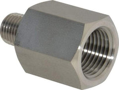 Ham-Let - 1/2 x 1/4" Grade 316 Stainless Steel Pipe Adapter - FNPT x MNPT End Connections, 4,600 psi - Industrial Tool & Supply