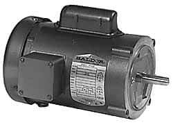 Baldor - 1/2 Max hp, 3,450 Max RPM, Electric AC DC Motor - 115, 230 V Input, Single Phase, 56C Frame - Industrial Tool & Supply