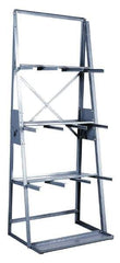 Made in USA - 3,000 Lb Capacity, Gray Vertical Bar Storage Rack - 36" Wide x 84" High x 24" Deep - Industrial Tool & Supply