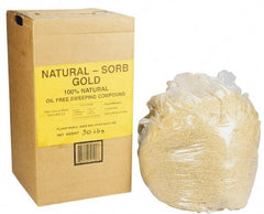 PRO-SOURCE - 30 Lbs. Natural Gold Sweeping Compound Floor - Use on Asphalt, Linoleum and Tile - Industrial Tool & Supply