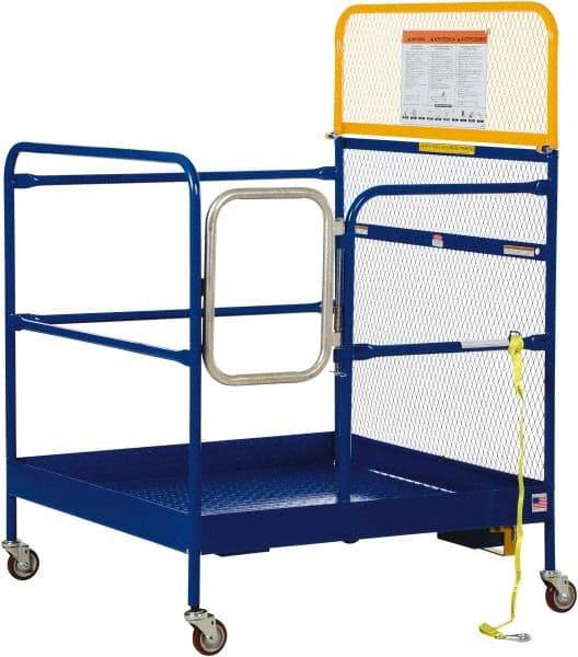 Vestil - Platform - Forklift Work Platform, 1,000 Lb Capacity - Industrial Tool & Supply