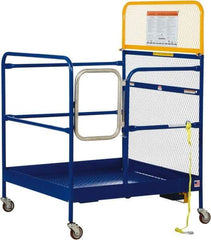 Vestil - Platform - Forklift Work Platform, 1,000 Lb Capacity - Industrial Tool & Supply