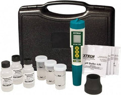 Extech - 0 to 14 pH, Conductivity/TDS/Salinity/Temp Meter - Industrial Tool & Supply
