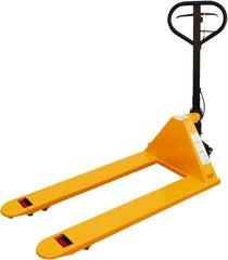 Vestil - 5,500 Lb Capacity, 7-3/4" Lift Economy Pallet Truck - 2-7/8" Min Lift Height, 48" Fork Length x 27" Fork Width, 27" Overall Width - Industrial Tool & Supply