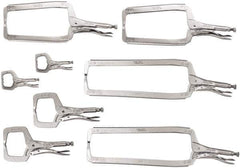Irwin - 8 Piece Locking Clamp Plier Set - Comes in Box - Industrial Tool & Supply