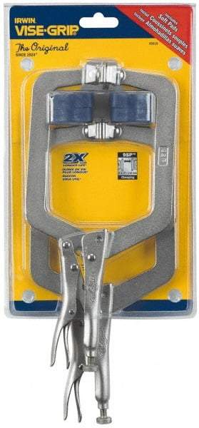 Irwin - 2 Piece Locking Clamp Plier Set - Comes in Box - Industrial Tool & Supply