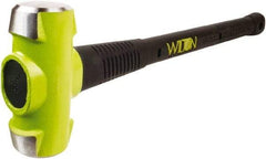 Wilton - 10 Lb Head, 24" Long Sledge Hammer - Steel Head, Steel Handle with Grip - Industrial Tool & Supply