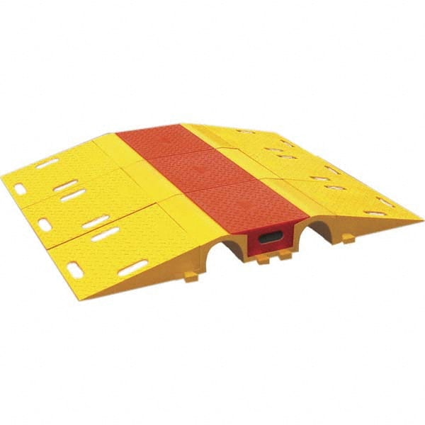Checkers - On Floor Cable Covers Cover Material: Polyurethane Number of Channels: 1 - Industrial Tool & Supply