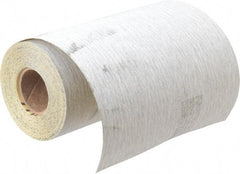 3M - 220 Grit, Silicon Carbide Adhesive Backed Sanding Sheets - Sandpaper Roll, 4-1/2" x 10 Yds., Very Fine Grade, A Weighted Backing - Industrial Tool & Supply