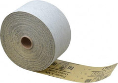 3M - 80 Grit, Silicon Carbide Adhesive Backed Sanding Sheets - Sheet Roll, 2-3/4" x 25 Yds., Medium Grade, A Weighted Backing - Industrial Tool & Supply