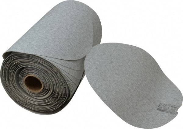 3M - 6" Diam, 320 Grit Silicon Carbide Adhesive PSA Disc - Extra Fine Grade, Gray, A Weighted Backing, Flexible, Use with Random Orbital Sanders - Industrial Tool & Supply