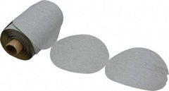 3M - 5" Diam, 280 Grit Silicon Carbide Adhesive PSA Disc - Very Fine Grade, Gray, A Weighted Backing, Flexible, Use with Random Orbital Sanders - Industrial Tool & Supply