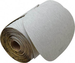 3M - 6" Diam, 220 Grit Silicon Carbide Adhesive PSA Disc - Very Fine Grade, Gray, A Weighted Backing, Flexible, Use with Random Orbital Sanders - Industrial Tool & Supply