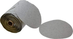 3M - 6" Diam, 100 Grit Silicon Carbide Adhesive PSA Disc - Very Fine Grade, Gray, A Weighted Backing, Flexible, Use with Random Orbital Sanders - Industrial Tool & Supply