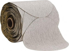 3M - 5" Diam, 80 Grit Silicon Carbide Adhesive PSA Disc - Medium Grade, Gray, A Weighted Backing, Flexible, Use with Random Orbital Sanders - Industrial Tool & Supply