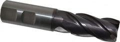 Guhring - 25mm, 45mm LOC, 25mm Shank Diam, 121mm OAL, 4 Flute, Solid Carbide Square End Mill - Industrial Tool & Supply