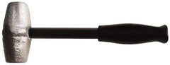 American Hammer - 4 Lb Head 1-1/2" Face Lead Alloy Hammer - 10" OAL, Steel Handle with Grip - Industrial Tool & Supply
