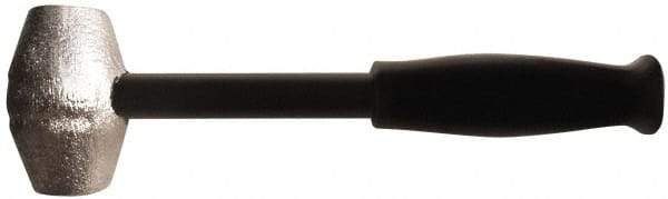American Hammer - 2 Lb Head Mallet - 10" OAL, 9" Long Steel Handle with Grip - Industrial Tool & Supply