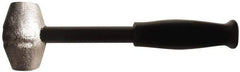 American Hammer - 2 Lb Head Mallet - 10" OAL, 9" Long Steel Handle with Grip - Industrial Tool & Supply