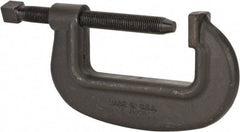 Wilton - Extra Heavy-Duty 8-1/2" Max Opening, 3-5/8" Throat Depth, Forged Steel Standard C-Clamp - 31,250 Lb Capacity, 0" Min Opening, Standard Throat Depth, Cold Drawn Steel Screw - Industrial Tool & Supply