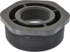 Value Collection - 4 x 2" PVC Plastic Pipe Reducer Bushing - Schedule 80, MIPT x FIPT End Connections - Industrial Tool & Supply