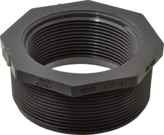 Value Collection - 4 x 3" PVC Plastic Pipe Reducer Bushing - Schedule 80, MIPT x FIPT End Connections - Industrial Tool & Supply
