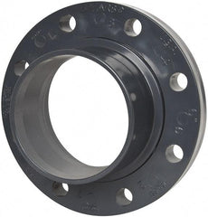 Value Collection - 6" Pipe, 11" OD, PVC Spigot Pipe Flange - Schedule 80, Gray - Industrial Tool & Supply