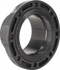 Value Collection - 8" Pipe, 13-1/2" OD, PVC Spigot Pipe Flange - Schedule 80, Gray - Industrial Tool & Supply