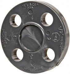 Value Collection - 1/2" Pipe, 3-1/2" OD, PVC Blind Pipe Flange - Schedule 80, Gray - Industrial Tool & Supply