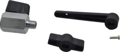 Midwest Control - 1/8" Pipe, Full Port, Brass Miniature Ball Valve - 1 Piece, Inline - Two Way Flow, MNPT x FNPT Ends, Wedge Handle, 450 WOG - Industrial Tool & Supply