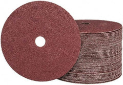 Camel Grinding Wheels - 7" Diam 7/8" Hole 24 Grit Fiber Disc - Very Coarse Grade, Aluminum Oxide, 8,600 Max RPM - Industrial Tool & Supply