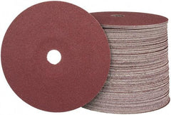 Camel Grinding Wheels - 7" Diam 7/8" Hole 80 Grit Fiber Disc - Medium Grade, Aluminum Oxide, 8,600 Max RPM - Industrial Tool & Supply