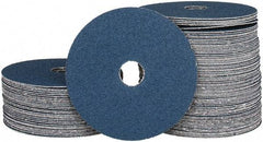 Camel Grinding Wheels - 5" Diam 7/8" Hole 60 Grit Fiber Disc - Medium Grade, Zirconia Alumina, 12,200 Max RPM - Industrial Tool & Supply
