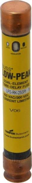 Cooper Bussmann - 300 VDC, 600 VAC, 25 Amp, Time Delay General Purpose Fuse - Fuse Holder Mount, 127mm OAL, 100 at DC, 300 at AC (RMS) kA Rating, 13/16" Diam - Industrial Tool & Supply