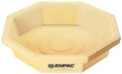 Enpac - 19.5 Gal Sump, 400 Lb Capacity, 1 Drum, Plastic Drum Tray - 7-1/4" High - Industrial Tool & Supply
