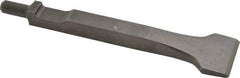Made in USA - 1-3/8" Head Width, 7" OAL, 1/2" Shank Diam, Scaling Chisel - Square Drive, Square Shank, Alloy Steel - Industrial Tool & Supply