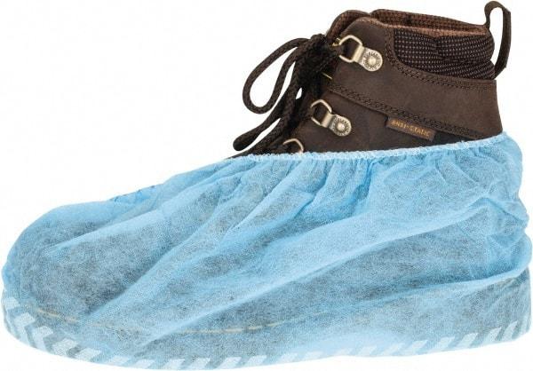 PRO-SAFE - Size XL, Polypropylene, Non-Skid Shoe Cover - Blue, Non-Chemical Resistant - Industrial Tool & Supply