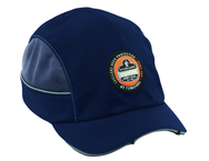 Skullerz® 8960 Bump Cap with LED Lighting Technology Short Brim- Navy - Industrial Tool & Supply