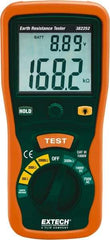 Extech - LCD Display Earth Ground Resistance Tester - AA Battery - Industrial Tool & Supply