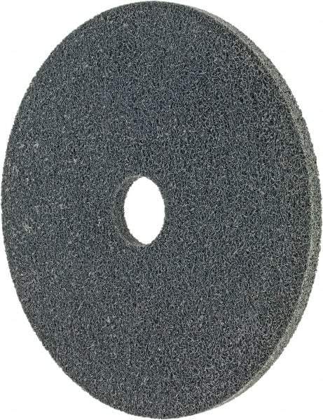 Standard Abrasives - 6" Diam, 1/4" Face Width, 1" Center Hole, Fine Grade, Silicon Carbide Deburring Wheel - Unitized, Soft/Medium Grade - Industrial Tool & Supply