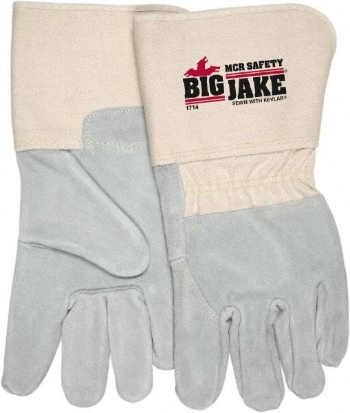 MCR Safety - Size L (9) Leather Work Gloves - Uncoated, Paired - Industrial Tool & Supply
