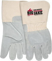 MCR Safety - Size L (9) Leather Work Gloves - Uncoated, Paired - Industrial Tool & Supply