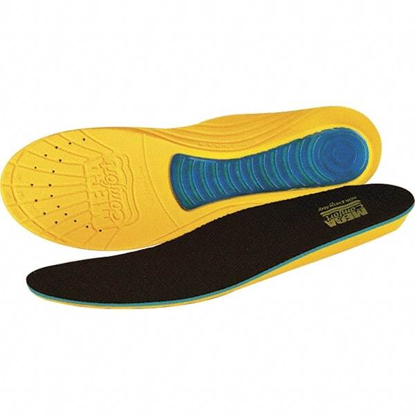 MEGAComfort - 5 to 7 Women's Memory Foam & Gel Comfort Insoles - Full Length Soles - Industrial Tool & Supply