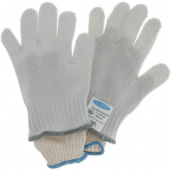 Ansell - Size XS, ANSI Cut Lvl 5, Abrasion Lvl 3, Cut Resistant Gloves - White - Industrial Tool & Supply