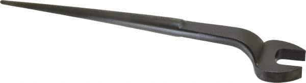 Proto - 1-5/8" Standard Spud Handle Open End Wrench - 23-1/4" OAL, Single End, Black Finish - Industrial Tool & Supply