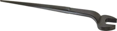 Proto - 1-5/8" Standard Spud Handle Open End Wrench - 23-1/4" OAL, Single End, Black Finish - Industrial Tool & Supply